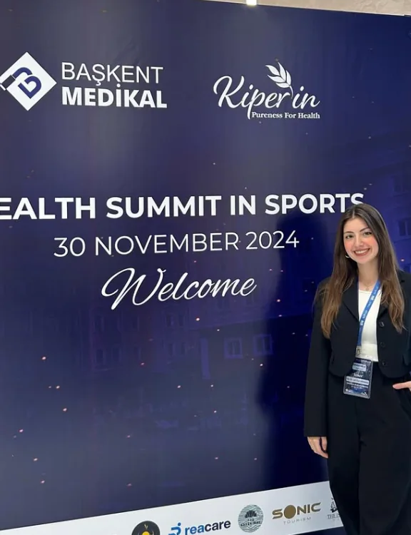 Health Summit in Sports 2024 etkinliğinde Betül Beyza Dönmez